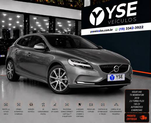 VOLVO V40 2.0 T4 MOMENTUM GASOLINA 4P AUTOMÁTICO